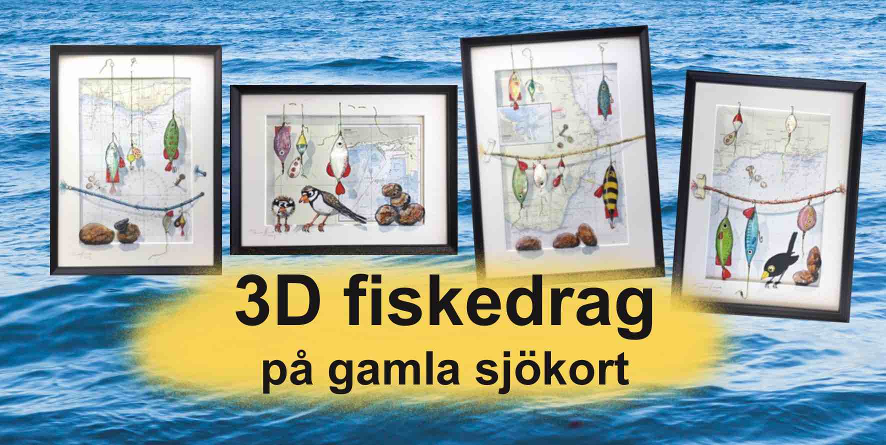 3D fiskedrag sjökort av Timo Horne