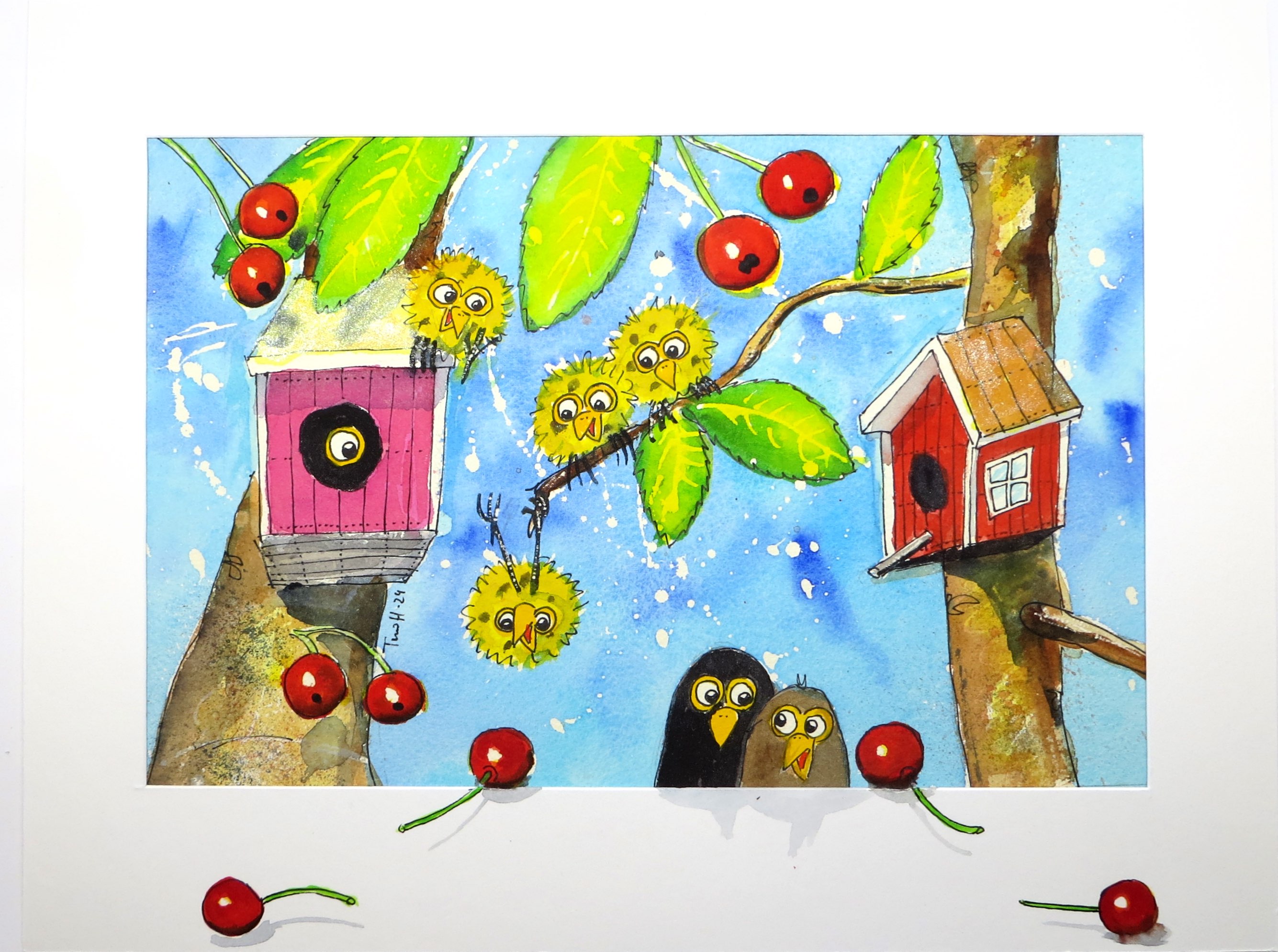 Nymålade tavlor av Timo Horne